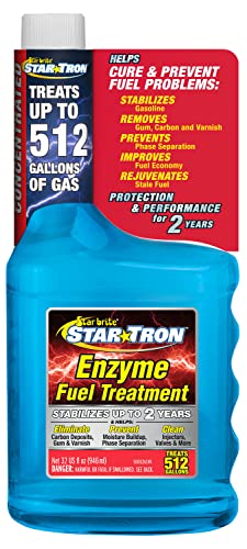STAR BRITE Star Tron Enzyme Fuel Treatment - Concentrated Formula 32 Fl. Oz. – Treats up to 512 Gallons - Fuel Stabilizer & Treatment, Gasoline Stabilizer, Star Tron Marine Enzyme Fuel Treatment