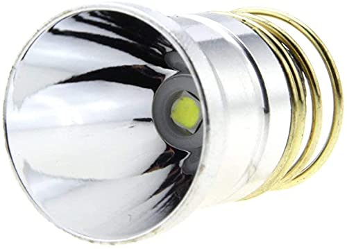 Junchi New Super Bright LED Bulbs,50000 Lumens 3.6V - 9V Single 1-Mode P60 Design Drop-in Module Flashlight LED Torch Replacement Bulbs for Surefire,Hugsby, C2 Z2 6P 9P G3 S3 D2, WF501B WF502B