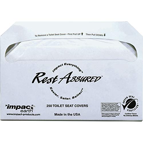 Impact Products Toilet Seat Cover, White 5000 per Carton