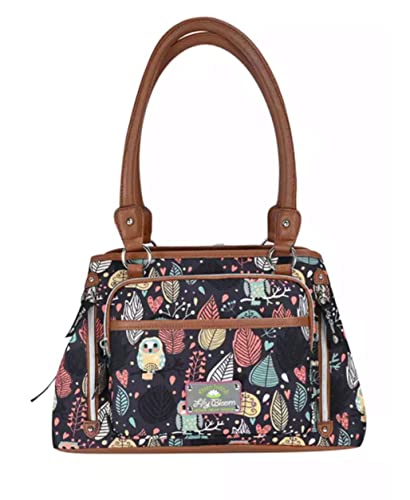 Lily Bloom Maggie Satchel Handbag (Midnight Owl)