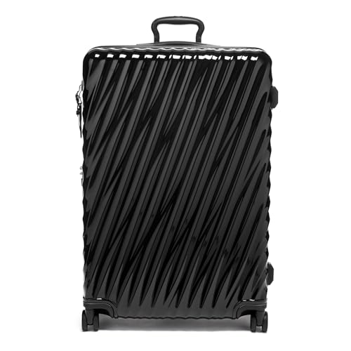 TUMI - 19 Degree Extended Trip Expandable 4-Wheeled Packing Case - Hard Side Suitcase with Spinner Wheels - Spacious International Travel Luggage with Secure Storage - Black
