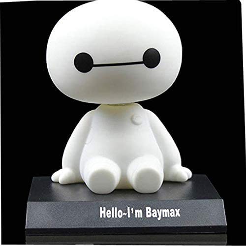 DANUC Pop Big Hero 6 Baymax Cute Cartoon Bobblehead Doll Toy Car Accessories/Dashboard Bobblehead for Car/Interior Decoration, Bobble Head Toy Gift