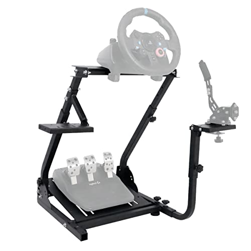 Marada G920 Racing Wheel Stand Pro Shifter Mount Compatible with Logitech G27 G25 G29 Steering Gaming Wheel Stand Wheel Pedals NOT Included Racing Wheel Stand