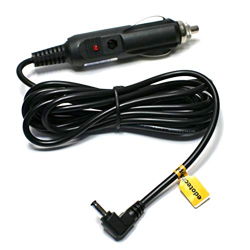 EDO Tech Car Adapter Cable Power Cord for Cobra Rad480i 250 350 450 500g 950 Xrs9955 Spx6655 Spx955 Spx5500 Esd9275 Esd9110 Esd7570 Rad450 Xrs9845 Xrs9880 Radar Laser Detector (6.5 ft Long)