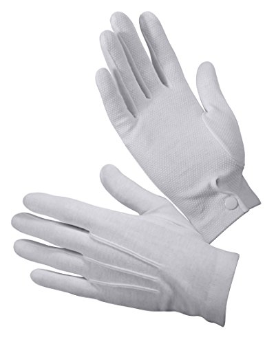 Rothco Gripper Dot White Parade Gloves, Large