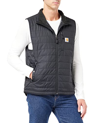 Carhartt mens Gilliam Vest (Big & Tall) Outerwear, Black, XX-Large Big Tall US