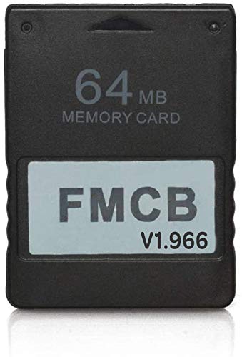 PS2 Memory Card FMCB 64MB for Sony Playstation 2 PS2,Just Plug and Play, Free Mcboot Your PS2