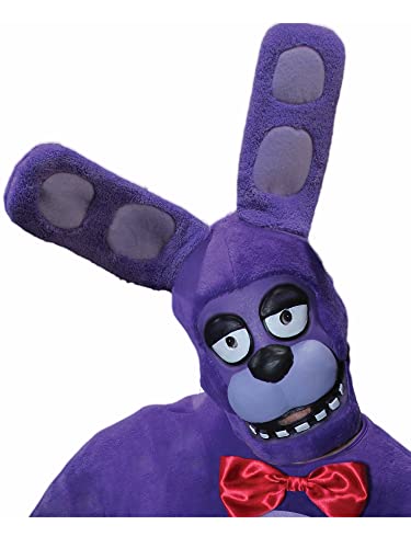 Rubie's mens Freddy's 3/4 Men s Five Nights at Freddy Bonnie 3 4 Mask As Shown One Size, As Shown, One Size US