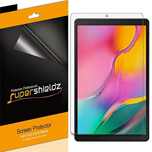 Supershieldz (3 Pack) Designed for Samsung Galaxy Tab A 10.1 (2019) (SM-T510 Model) Screen Protector, High Definition Clear Shield 0.23mm (PET)