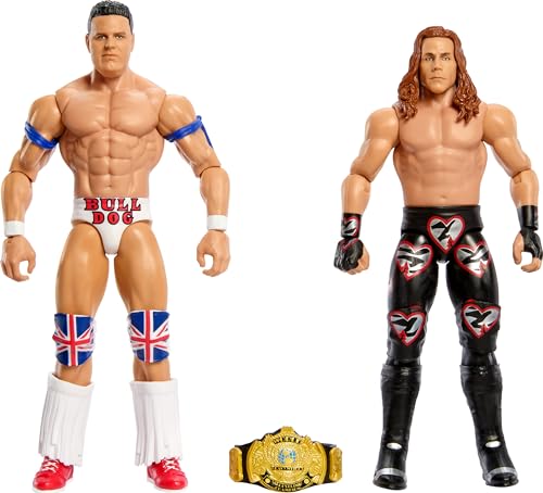 Mattel WWE Championship Showdown Shawn Michaels vs British Bulldog Action Figure 2-Pack