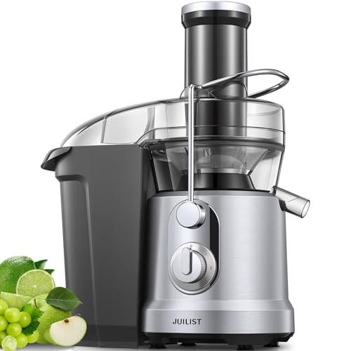 1300W Juicer Machines, Juilist Powerful Juice Extractor Machine with 3.2' Wide Mouth for Whole Fruits & Veggies, Fast Juicing Fruit Juicer for Beet, Celery, Carrot, Apple, Easy to Clean, BPA-Free