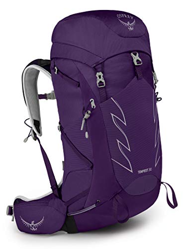 Osprey Tempest 30L Women's Hiking Backpack with Hipbelt, Violac Purple, WM/L