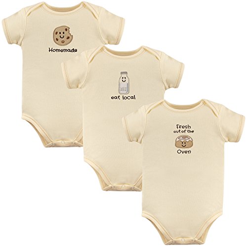 Touched by Nature baby boys Organic Cotton Bodysuits Bodysuit, Oven, 3-6 Months US