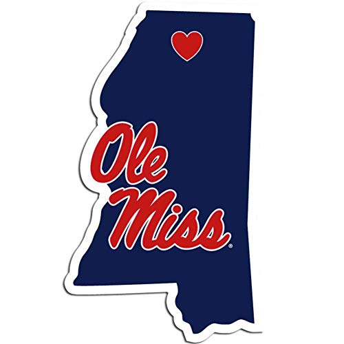 NCAA Siskiyou Sports Fan Shop Mississippi Ole Miss Rebels Home State Decal One Size Team Color