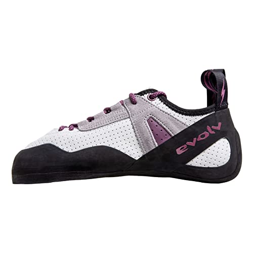 EVOLV Elektra Lace Climbing Shoes - Women's Silk White/Grape 8