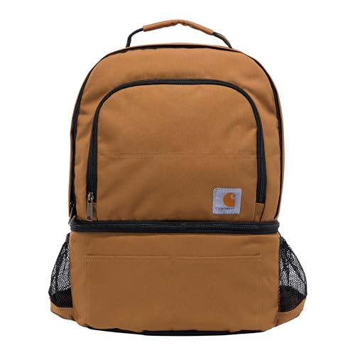 Carhartt Insulated 24 Can Two Compartment Cooler Backpack, Backpack with Fully-Insulated Cooler Base