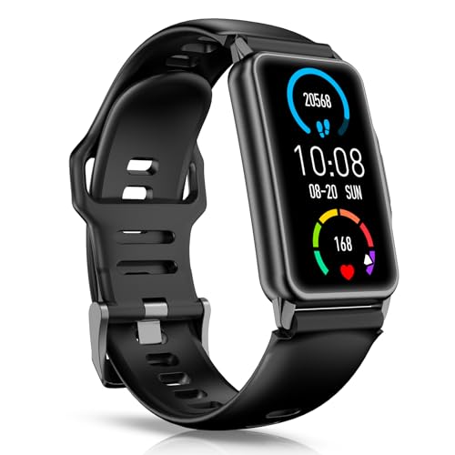 Smart Watch Fitness Tracker with 24/7 Heart Rate, Blood Oxygen Blood Pressure Monitor Sleep Tracker 120 Sports Modes Activity Trackers Step Calorie Counter IP68 Waterproof for Andriod iPhone Women Men