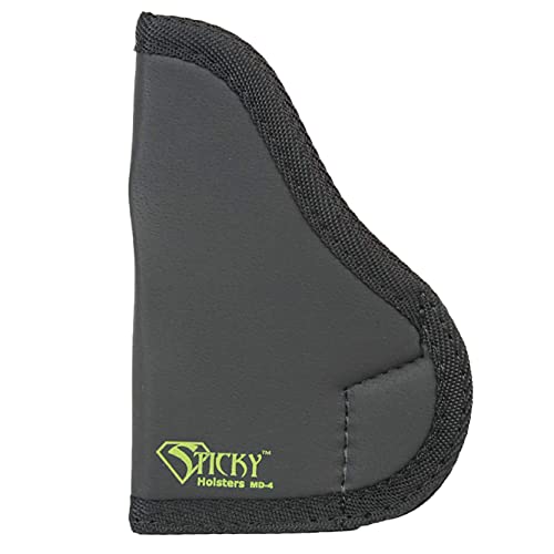Sticky Holsters Concealment Holster for Men and Women - MD-4 GEN1 - Fits Glock 26/27, Ruger SR9c, Taurus G2, and Similar with up to 3.8' Barrel - for Left and Right-Hand Draw; IWB and Pocket Carry