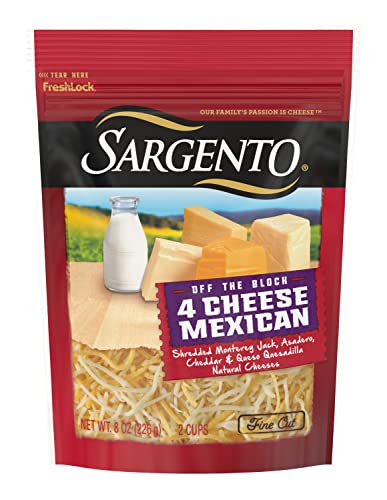 Sargento, Shredded 4 Cheese Mexican, 8 oz