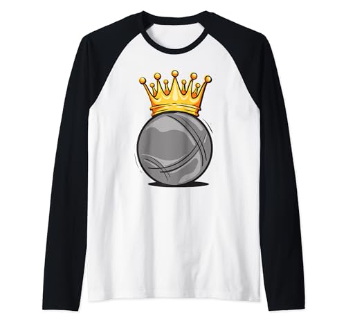 Boule And Bocce Balls For Bouler Boules Set King Pétanque Raglan Baseball Tee