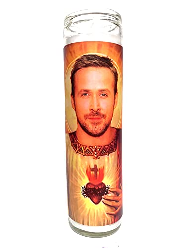 Ryan Gosling Celebrity Parody Devotional Prayer Saint Candle