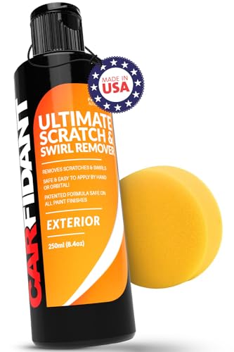 Carfidant Scratch and Swirl Remover - Car Scratch Remover for Paint Scratches - Polishing Compound for Cars Kit with Buffer Pad