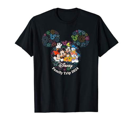 Disney Mickey & Friends Fireworks Vacation Family Trip 2024 T-Shirt