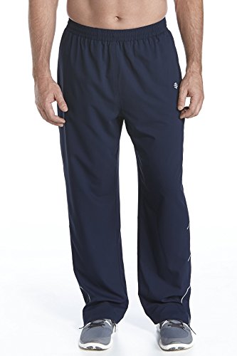 Coolibar UPF 50+ Men's Sport Pants - Sun Protective,X-Large,Navy