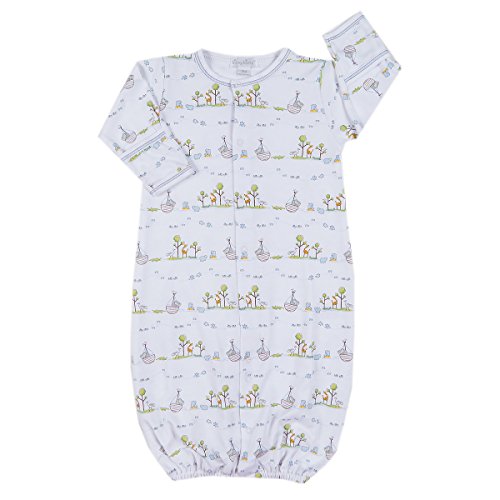 Kissy Kissy Baby Boys Noahs Print Converter Gown - Blue-Small