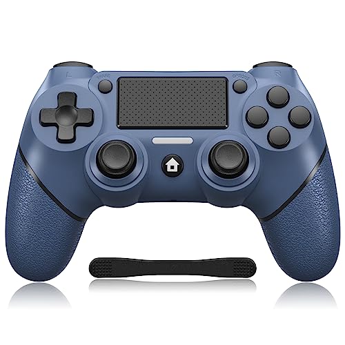 PSCHOISE P-4 Controller Wireless Compatible for P-4/P-3/Pro/Slim/Wireless P-4 Controller with Paddles P-4 Remote Control for PC 6-Axis Motion Sensor Turbo, 1000mAh