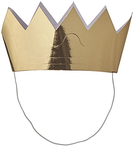 Creative Converting Mini Crowns - Gold (Value 18-Pack)