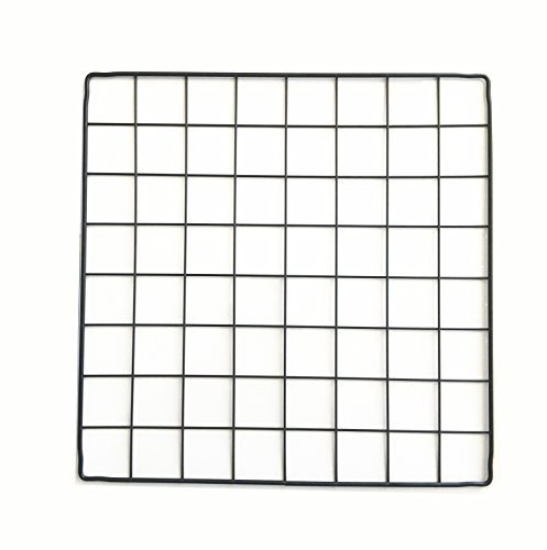 UNICOO - DIY Wire Cube Organizer Replacement Panels 14 * 14 inch (Black Wire Panel)