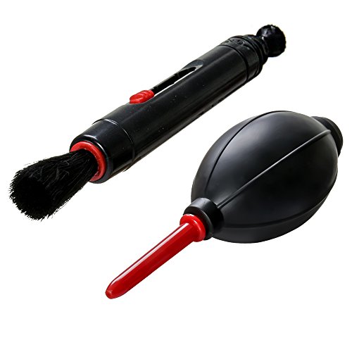 LS Photography Photo Camera Cleaning Pen Brush and Rocket Air Blaster Blower Cleaning Set for DSLR Cameras, Lens and Sensitive Electronics, LGG208