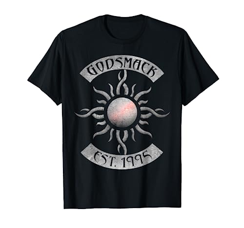 Godsmack – Legends Sun Rocker On Black T-Shirt