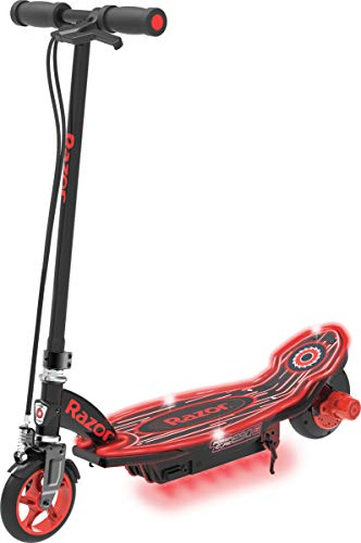 Razor Power Core E90 Electric Scooter with hub motor, push-button throttle, for kids 8+