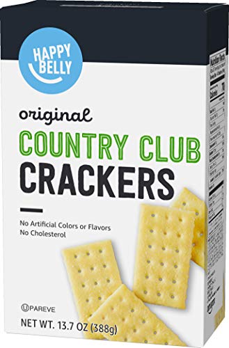 Amazon Brand - Happy Belly Original Country Club Crackers, 13.7 ounce (Pack of 1)