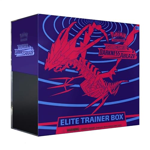 Pokémon TCG: Sword & Shield Darkness Ablaze Elite Trainer Box, Multicolor