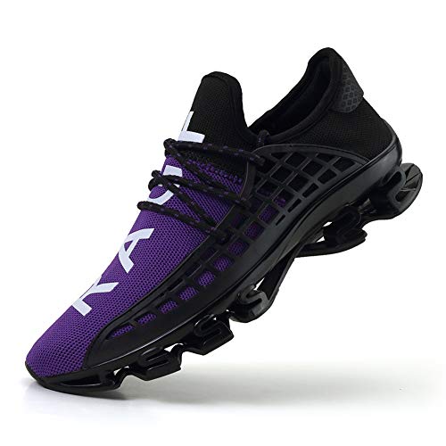 XIANV Women Road Running Shoes Men Sneakers Lightweight Athletic Tennis Sports Walking Breathable Shoes (Purple, Numeric_9_Point_5)