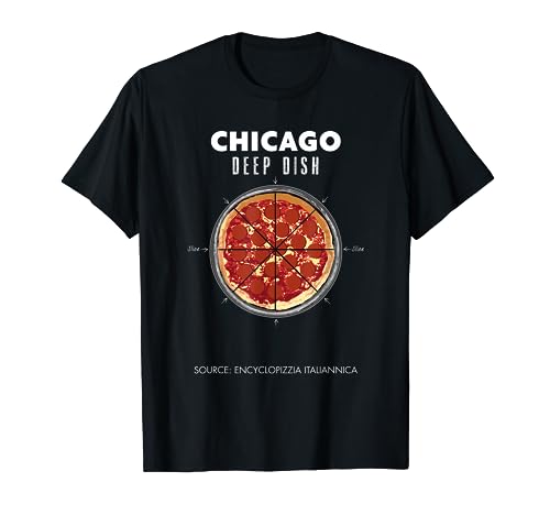 Chicago Deep Dish Pan Pizza T-Shirt