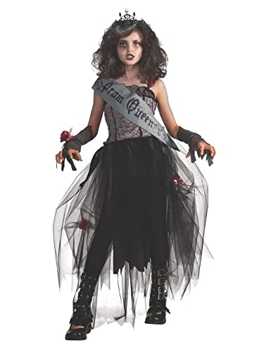 Rubie's Deluxe Goth Prom Queen Costume Large (Ages 8 to 10)
