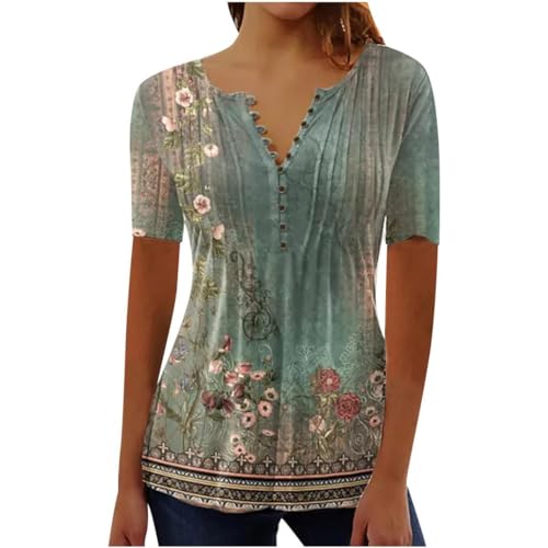 Summer Tops for Women 2024 Trendy Plus Women Work Blouses for Office Professional XXL Tshirts Shirts Graphic Pack Women's Summer Tops, Tees & Blouses Warehouse Today Shipping Red
