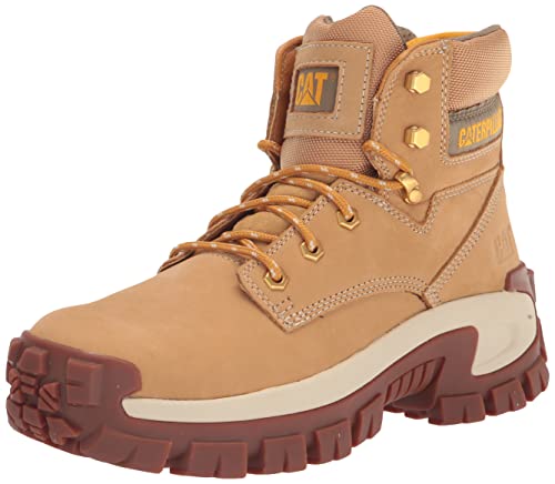 Cat Footwear Men's Invader Hi Steel Toe Construction Boot, HONEY RESET, 9.5 M