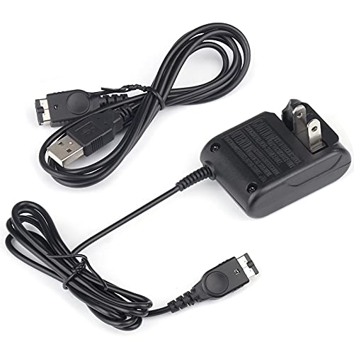 Charger for Gameboy Advance SP, AC Adapter for Nintendo DS Console, USB Power Cable for GBA SP Wall Travel Cord