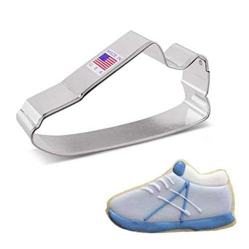 Sneaker Cookie Cutter, 4.25' Made in USA by Ann Clark