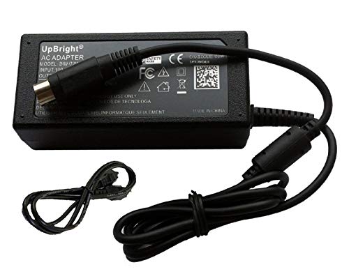 UpBright 4-Pin 12V AC/DC Adapter Compatible with Wacom Cintiq 22HD Interactive Graphic Pen Tablet DTH-2200 DTK-2200 POW-A118 21UX DTK2100 DTZ2100 DTZ-2100 POWA111 20WSX DTZ-2000W POWA100 POWA098 Power