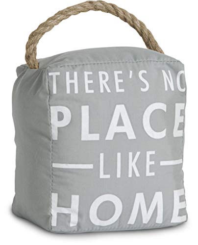 Pavilion Gift Company 72157 No Place Like Home Door Stopper, 5 x 4.75 x 6 inches, Gray