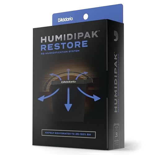 D'Addario Humidifier Humidipak Restore Kit-Automatic Guitar Humidification Conditioning System (PW-HPK-03)
