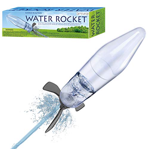 Water Bottle Stomp Model Rocket Launcher Outdoor Toys Baking Soda DIY Science Experiment Kit NASA Space Opters STEM Gift Age 6 7 8 9 10 11 12 Years Old Kids Teenagers Boy & Girl Science Lovers