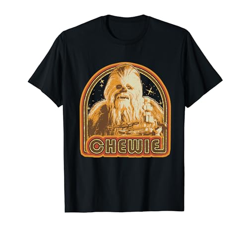 Star Wars Chewbacca Retro Chewie Vintage Graphic T-Shirt T-Shirt