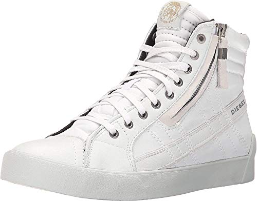 Diesel Men's D-Velows D-String Plus Fashion Sneaker, White, 8.5 M US